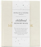 Duncan & Stone Childhood Memory Book for Kids, Prompts, Cream by DuncanStonePaperCo