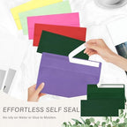200 Pack #10 Dark Green Envelopes Letter Size Self Seal Business Envelopes - Image 5