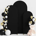 Arch Backdrop Cover Stretchy Backdrop (Black, 6+6.6+7.2FT) by Home