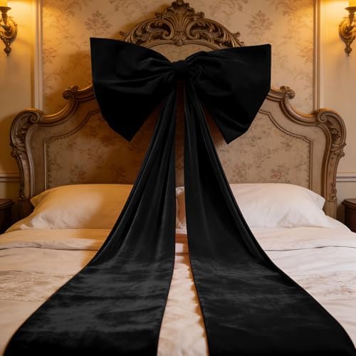 Luxury Giant Velvet Bow Decor Oversized Wall Bow Decorations Bow Decorative for Room Wall Party Birthday Backdrop Baby Shower Decor Front Door Patio Outdoor Wedding Arch - Image 2