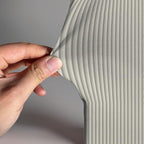 HUAYI Beige Ripples Pattern Arch Backdrop Cover for Birthday Party Wedding Baby Shower Decorations Chiara Backdrops Arched Wall Frame Stands Covers Props GP-455 3ft * 5ft - Image 3