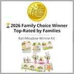 106 Pc Pink Winnie Baby Shower Decorations Girl – Pooh Tableware, Serves 24 - Image 2