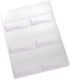 Scribble Vintage Swirl Printable Place Cards, Lavender, Set of 150 (25 Shee - Image 3