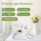 ROOMEDAL Audio Guest Book Wedding Phone- Record Customized Audio Messages with GuestBook – A Personal and Convenient Way to Preserve Your Special Occasions - Image 3