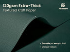 Vitalizart Green Textured Wrapping Paper Set 30" With Twine Ribbons & Tags - Image 5
