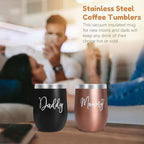 New Mom Gifts for Women, Top Pregnancy Gifts with Mom and Dad Tumbler Set for First Time Moms, Expecing Parents to Be, Gender Reveal, Baby Shower, Best Baby Gifts for Boys Girls Neutral - Image 3