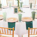 Skylety 36 Pcs Sage Green Plastic Cups with Lids and Straws 24 oz - Image 7