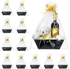 Thenshop 44 Pcs Empty Gift Basket Bulk,Basket Gifts, Black, Solid by Thenshop