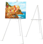Falling in Art 65" A-Frame Wooden Tripod Easel Stand, White, 2 Pack by FallinginArt