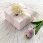 Efavormart 100 Pack 4"x4"x2" Blush Rose Gold Cake Favor Boxes, Matte Cardstock Candy Treat Gift Boxes for Bridal Shower and Baby Shower - Image 2
