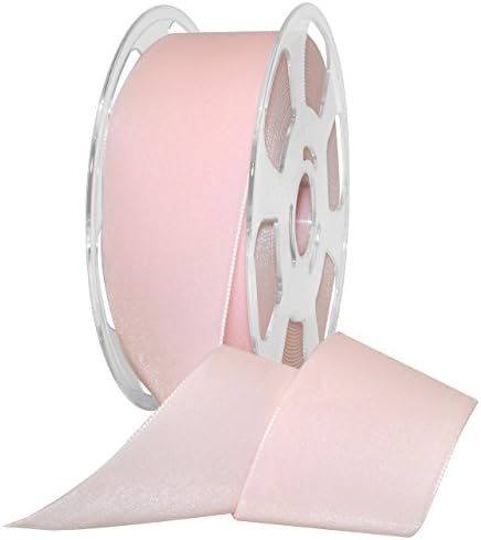 Morex Ribbon Velvet Ribbon Nylvalour, 2"" x 11 Yd, Light Pink (01250/10-630) by MorexRibbon