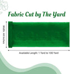 85 Yard Organza Fabric 44" Wide for Wedding Event Décor - Green - Image 2