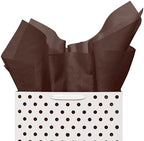 Party Solids Brown Tissue Paper for Gift Bags - 20" X 30" Bulk Tissue Paper Brown 480 Sheets 17 GSM - 10lb Newsprint for Packing, Birthday Gift Box Filler, Packing Supplies & Moving Supplies - Image 2