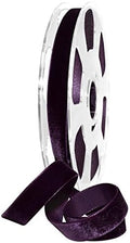 Morex Ribbon Velvet Ribbon Nylvalour, 5/8" x 11 Yd, Eggplant (Model: 01215/10-581) by MorexRibbon