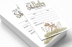 Pack of 30, Boy/Girl Baby Shower Party Collection, Baby Shower Invitation Cards, Fill in the Blank Invites WIth Envelopes, Cute Animals Theme Party Supplies - Image 3