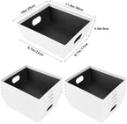 Gift Baskets Empty, 10 Pack White Baskets for Gifts, Raffle Basket Kit - Image 4