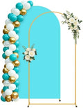 6FT Arch Backdrop Stand and Blue Cover Set,Balloon Arch Stand by Unknown