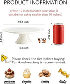 Gomakren White Wedding Cake Stand for Smaller Than 10 Inch Cakes, Vintage - Image 2