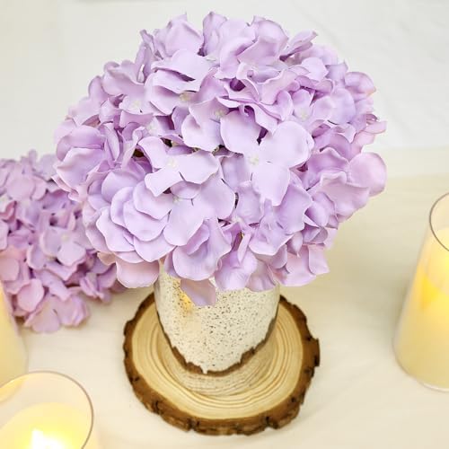 Lilac Hydrangea Flower Balls for Centerpieces - 12 PCS - Image 3