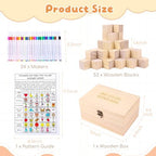 Baby Shower Games (Natural Wood Color) - Image 5