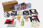Pine Bunny Montessori 9-in-1 Newborn Sensory Toy Set for 0+ Months Plush Bed Wrap Vision Ball, Black & White Cards Mirror Bed Surround Elephant Teether Educational Learning Tummy Time Development Toys - Image 4