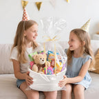 Small Woven Gift Baskets, 12 Pack White Rope Baskets with Gift Bags - Image 2