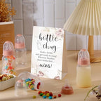 TrelaCo 20 Pcs Bottle Chug Game, Boho Baby Shower Favors, Brown - Image 4