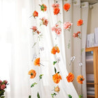 6 Pcs 35.4 ft Hanging Flower Artificial Wildflower Garlands Floral Vines - Image 4
