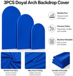 6,6.6,7.2FT Arch Backdrop Stand and Cover Set (Royal Blue) - Image 4