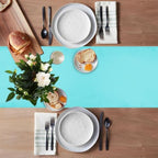 20 Pack Satin Table Runner 12 X 108 Inch Silk Table Runner for Party,Wedding, Birthday, Banquets,Decoration(Turquoise) - Image 2