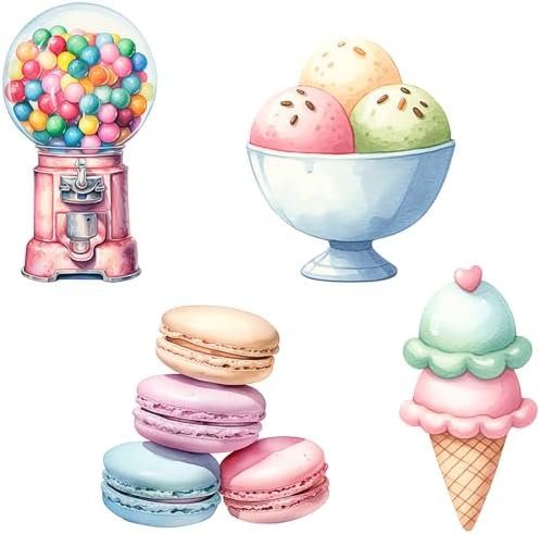 Honoson 4 Pcs Large 32" Candyland Cardboard Cutouts Candy Party Decorations - Image 2