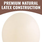 Fun Express Bulk 100 Pieces Tuftex Matte Lace 11" Natural Latex Balloons - Image 2