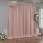 20ft×12ft Wrinkle Free Dusty Pink Backdrop Curtains for Wedding Parties by ENJOYYOURPARTY
