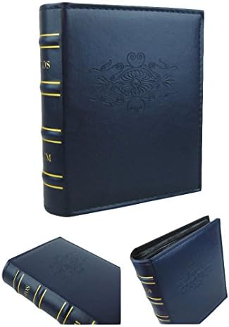 Vintage Pocket Photo Albums for 7 X 5 Inches Prints (Blue) - Image 3