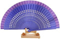 Personalized Sandalwood Fan Wedding Favors&Birthday Gifts&Christmas Gift Custom Wooden Fans Party Favor Bridal Shower Gifts (Purple,20 pcs) by jifu