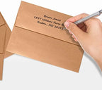 LUXPaper A7 Invitation Envelopes | Peel & Press | 5 1/4" x 7 1/4" | Copper Metallic | 80lb. Text | 1,000 Qty - Image 6