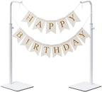 White Tabletop Display Racks for Purses and Banners, 2-Pack - Image 2