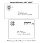 Custom Self Inking Return Address Stamp, Round Circle - Image 7