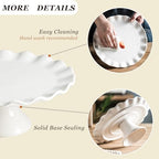 White Cake Stand for 8 Inch Cake, 10 Inch Cake Stands for Tea Party - Image 4