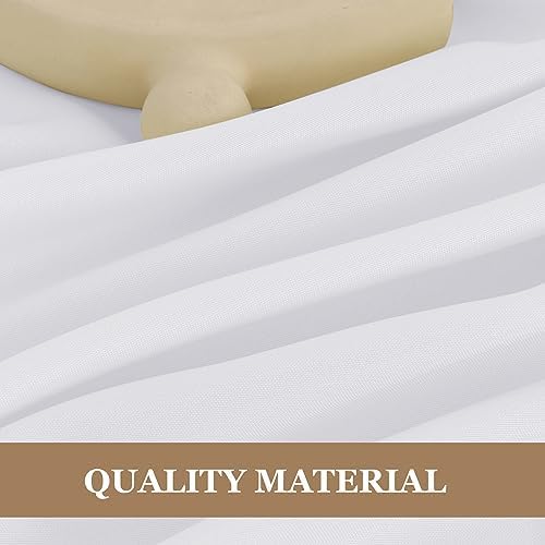 Fitable 6 Pack White Table Cloths 90x156 Inch for 8 Foot Rectangle Tables - Image 7