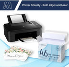 MOS White Greeting Card Envelopes A6 (4.75 x 6.5 Inch) 500 Pack, Self-Seal Heavyweight for 4.5 x 6.25 Cards, 4x6 Photos, Wedding Invitations, Thank You Cards, Announcements - Image 4