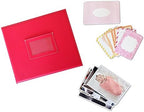 First Year Photo Album Kit “Baby is Here”, All-in-one bundle: Printed Photos + Baby Girl Journal Cards + Red Photo Album + Digital Workbook with advice to get it done simple and meaningful by Unknown