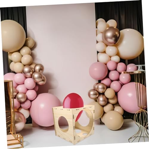 Wood Balloon Sizer Box Template with 9 Holes and Size Marker - Image 6