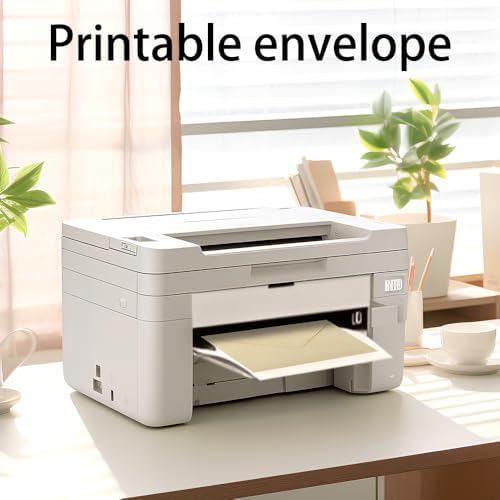 A7 Beige 5x7 Envelopes 250Pcs, 120g Pearl Paper with Gold Stickers - Image 6