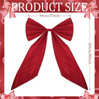 Wavwavw Giant Bow Big Wall Decor, Red, Polyester, Weeding - Image 2