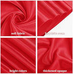 60 Pcs Red Chair Sashes Satin Chair Bows Sashes for Party, Hotel, Wedding, Reception, Restaurant Event Decoration (7 x 108 inch) - Image 3