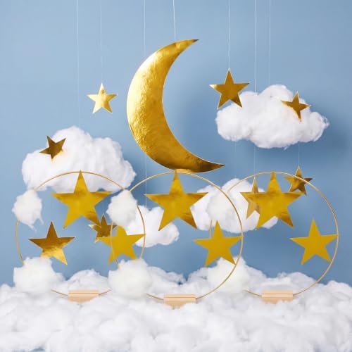 Novabright 50 Pcs Twinkle Twinkle Little Star Gender Reveal Decoration - Image 2