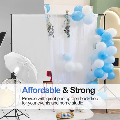 EMART Backdrop Stand 10x7.8FT Adjustable Back Drop Stand for Party Events - Image 6