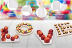 4PCS Larger Charcuterie Letter 12”Love fillable Trays, Letter Trays for Food, Wood Letters Tray Chocolate Candy Tray for Wedding Party Favors (Love- White) - Image 4