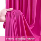 30ft x 15ft Hot Pink Wrinkle Free Backdrop Curtains for Wedding Party Backdrops Curtain Drapes Fabric Decorations Photo Back Drop Cloth for Baby Shower Photography Stage Reception - Image 6